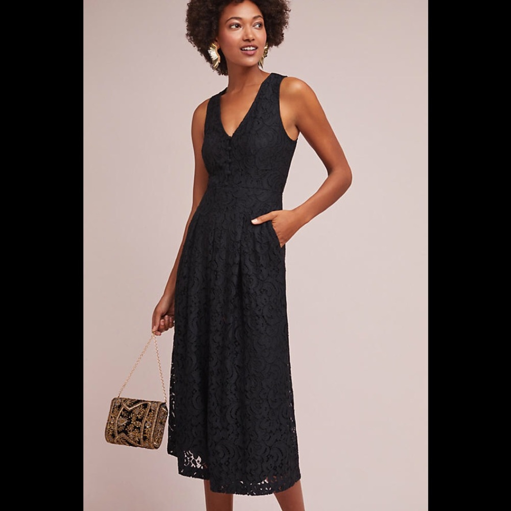 Anthropologie Jaeda Lace Jumpsuit